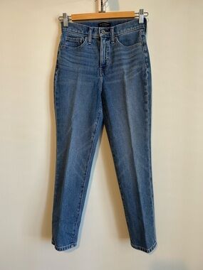 Banana Republic Ultra High-Rise Slim Fit Blue Jeans, Size 25 Petite